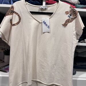 tiger sequin t shirt